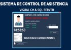 Sistema de Control de Asistencia en C# y SQL Server