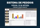 Sistema de Pedidos C# y Mysql (Codigo fuente gratis)