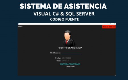 Sistema de Asistencia en C# y Sql Server