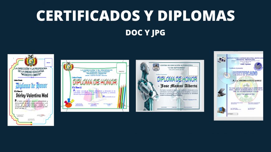 Certificados y Diplomas