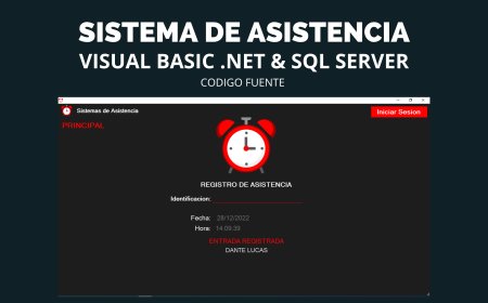 Sistema de Asistencias en Visual Basic. net y SQLserver