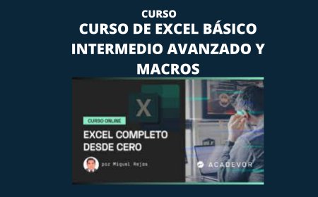 Curso de Excel Básico Intermedio Avanzado y Macros