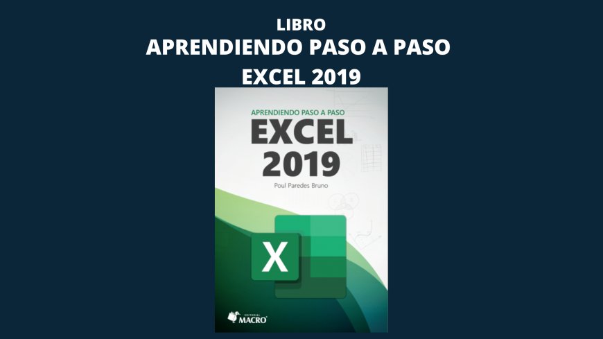 Aprendiendo Paso a Paso Excel 2019