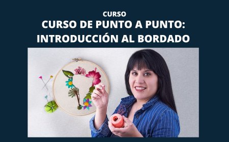Curso online de De punto a punto: Introducción al bordado